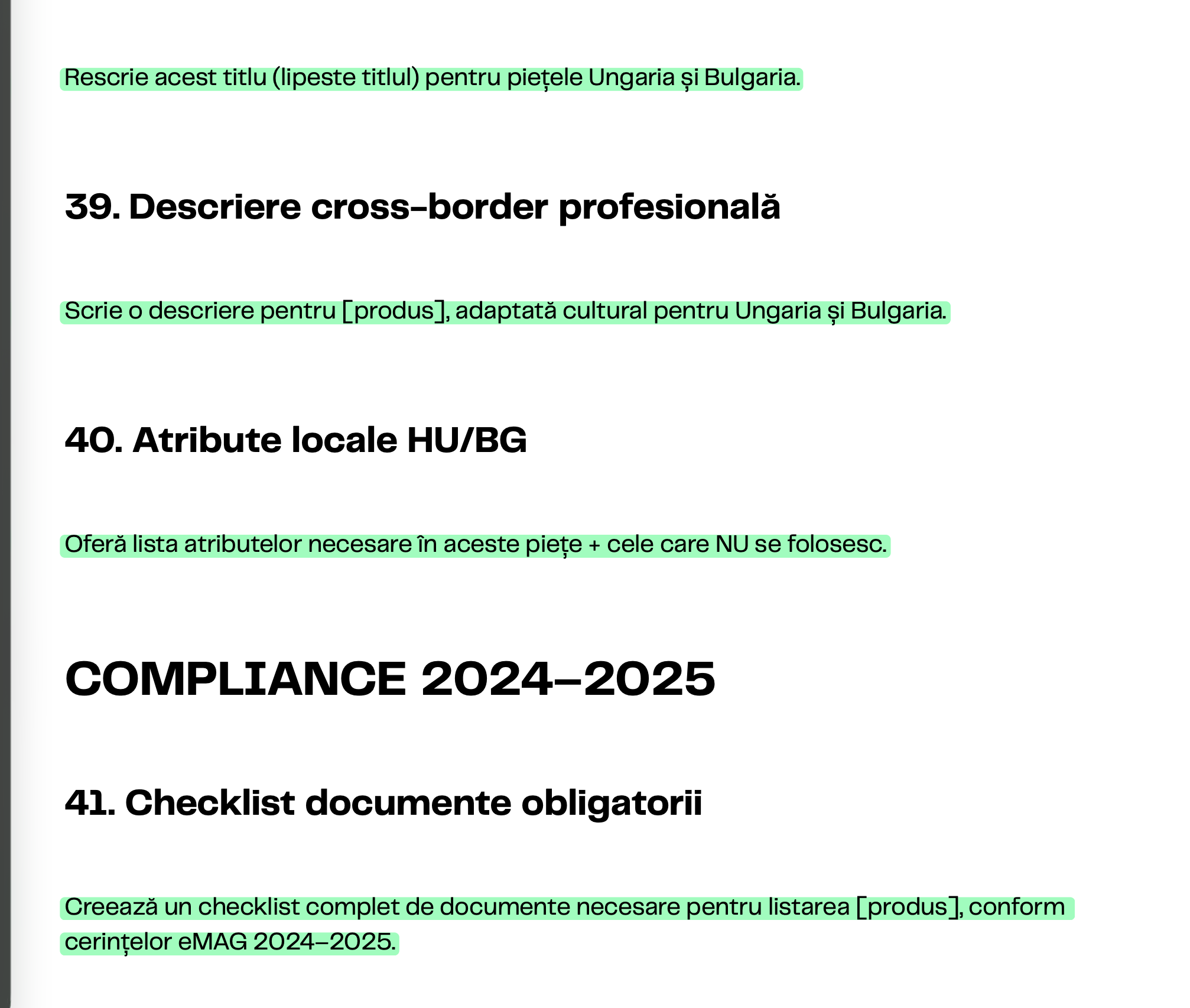 Prompt-uri Social Media